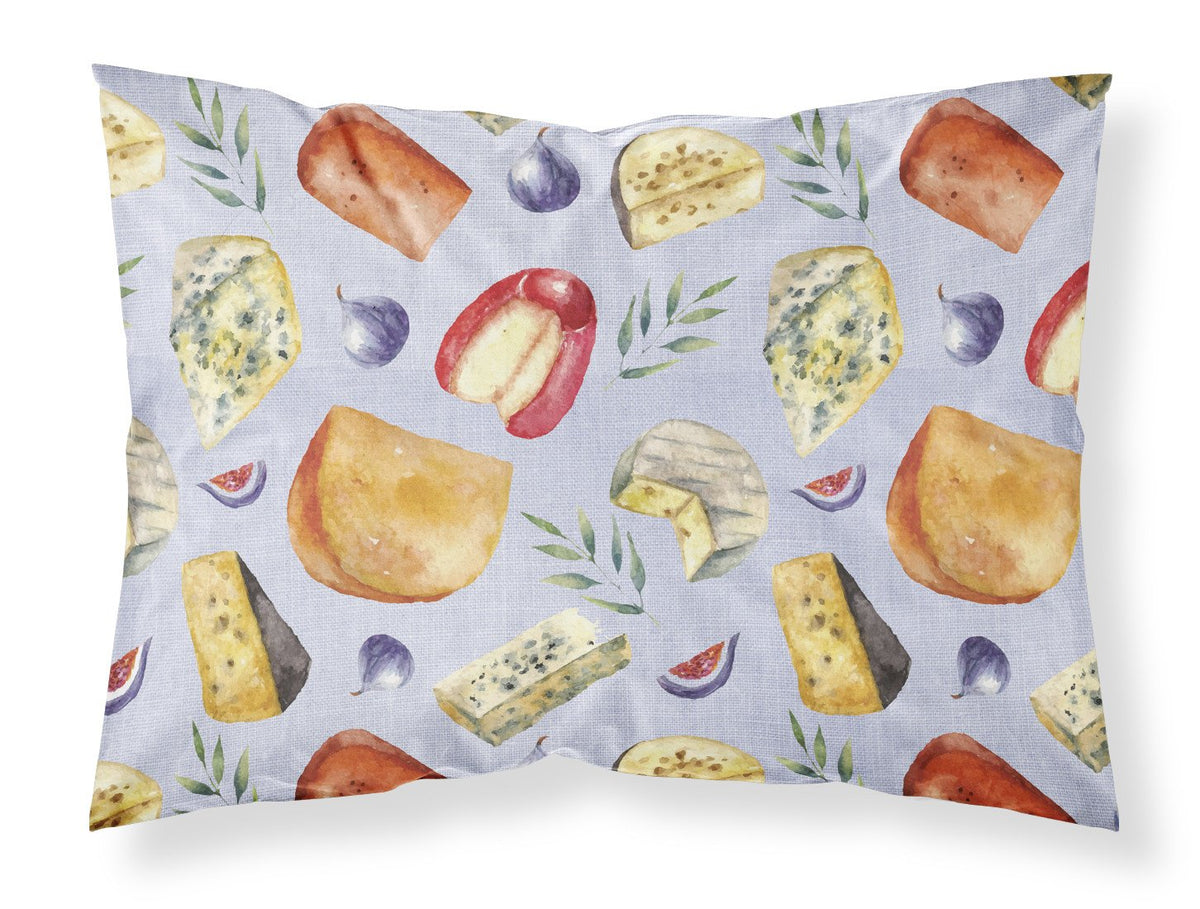 Assortment of Cheeses Standard Pillowcase Lightweight Super Soft Easy Care Decorative Artwork Pillowcase, Standard