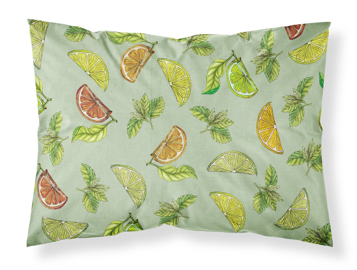 Lemons, Limes and Oranges Standard Pillowcase Lightweight Super Soft Easy Care Decorative Artwork Pillowcase, Standard