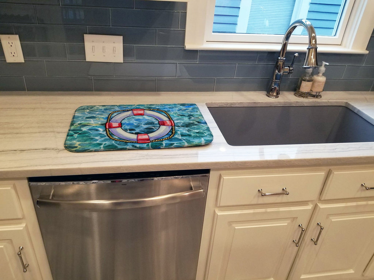 Life Saver Dish Drying Mat Absorbent Dish Drying Mat Pad for Kitchen Counter Dish Drainer Mat for Countertop, 14 x 21", Multicolor
