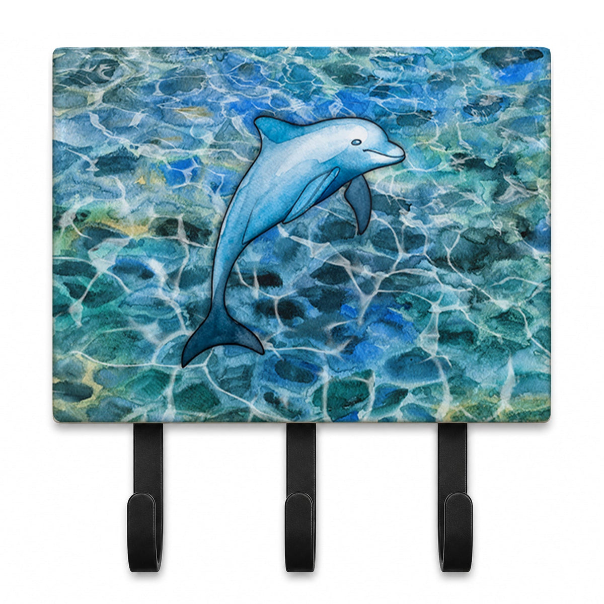 Dolphin Leash or Key Holder Wall Hooks, Coat Rack Wall Mount, for Hanging Keys, Towels, Aprons, Leashes