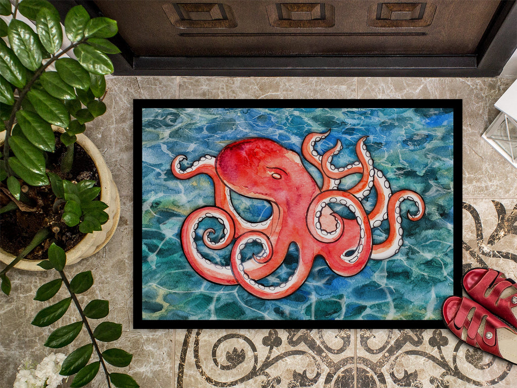 Octopus Doormat Indoor Outdoor 24H X 36W Front Door Mat Rugs for Entryway, Non Slip Washable Low Pile,
