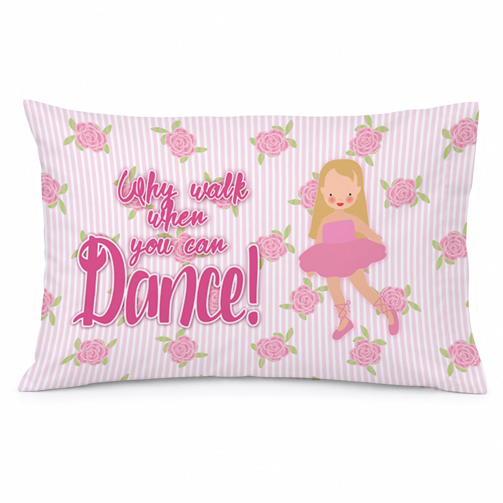 Ballet Long Blonde Hair Standard Pillowcase Lightweight Super Soft Easy Care Decorative Artwork Pillowcase, Standard
