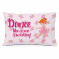 Ballet Dance Red Hair Standard Pillowcase Lightweight Super Soft Easy Care Decorative Artwork Pillowcase, Standard