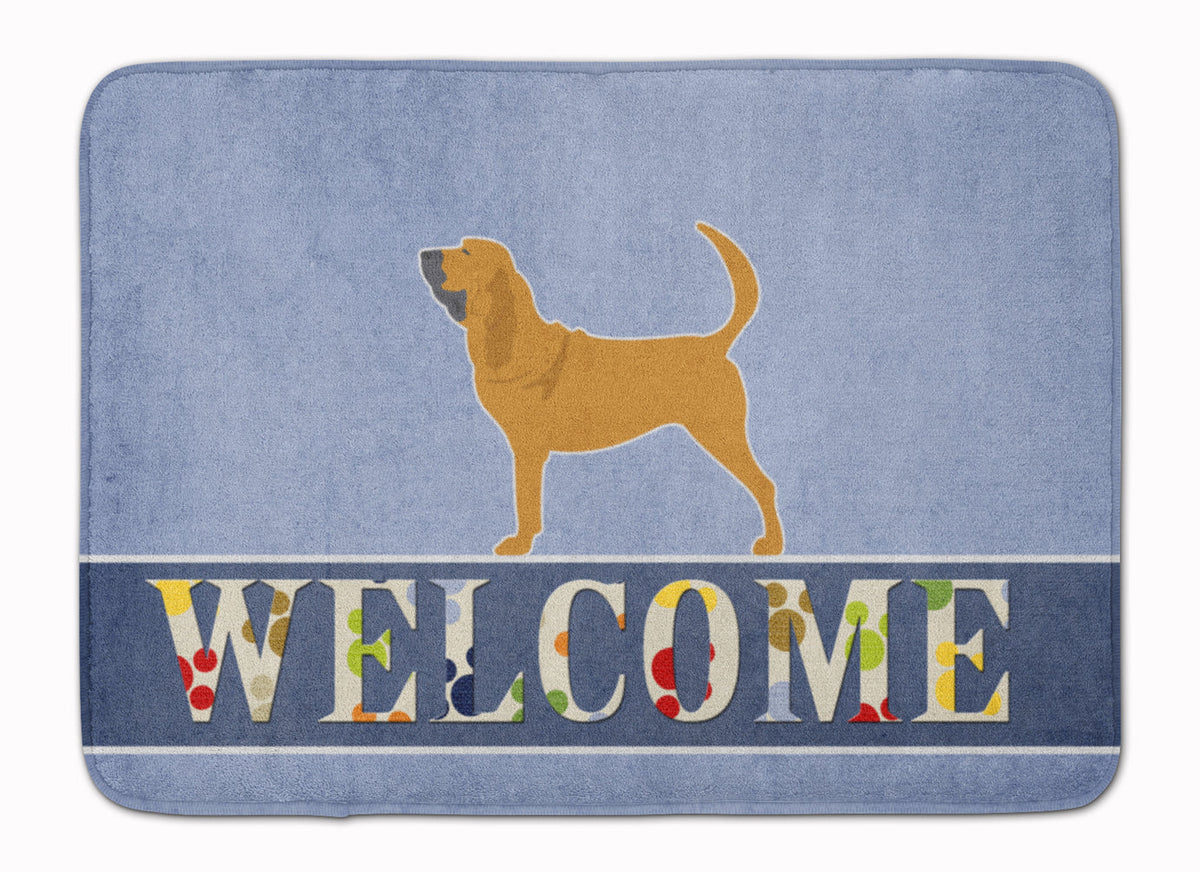 Bloodhound Welcome Memory Foam Kitchen Mat Machine Washable Anti-Fatigue Cushion Comfort Bath or Kitchen Rug