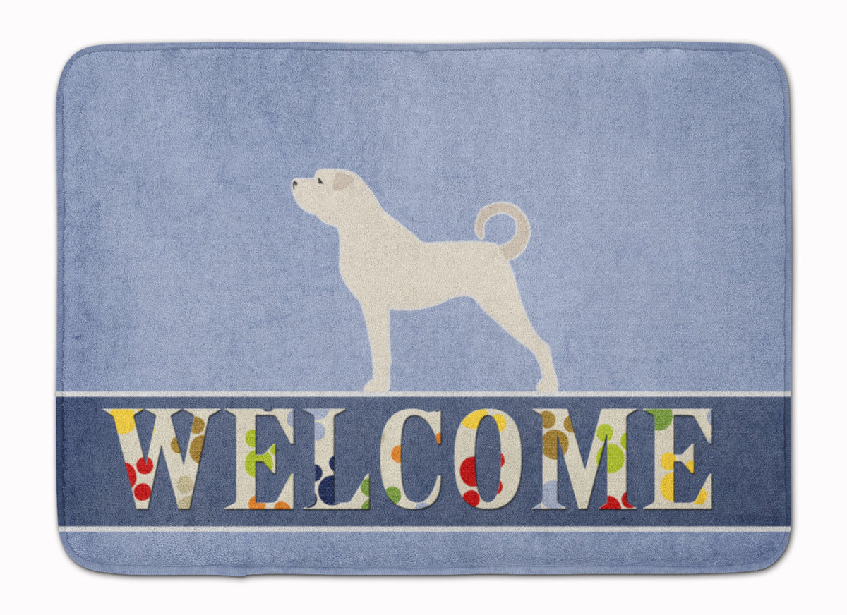 Anatolian Shepherd Welcome Memory Foam Kitchen Mat Machine Washable Anti-Fatigue Cushion Comfort Bath or Kitchen Rug