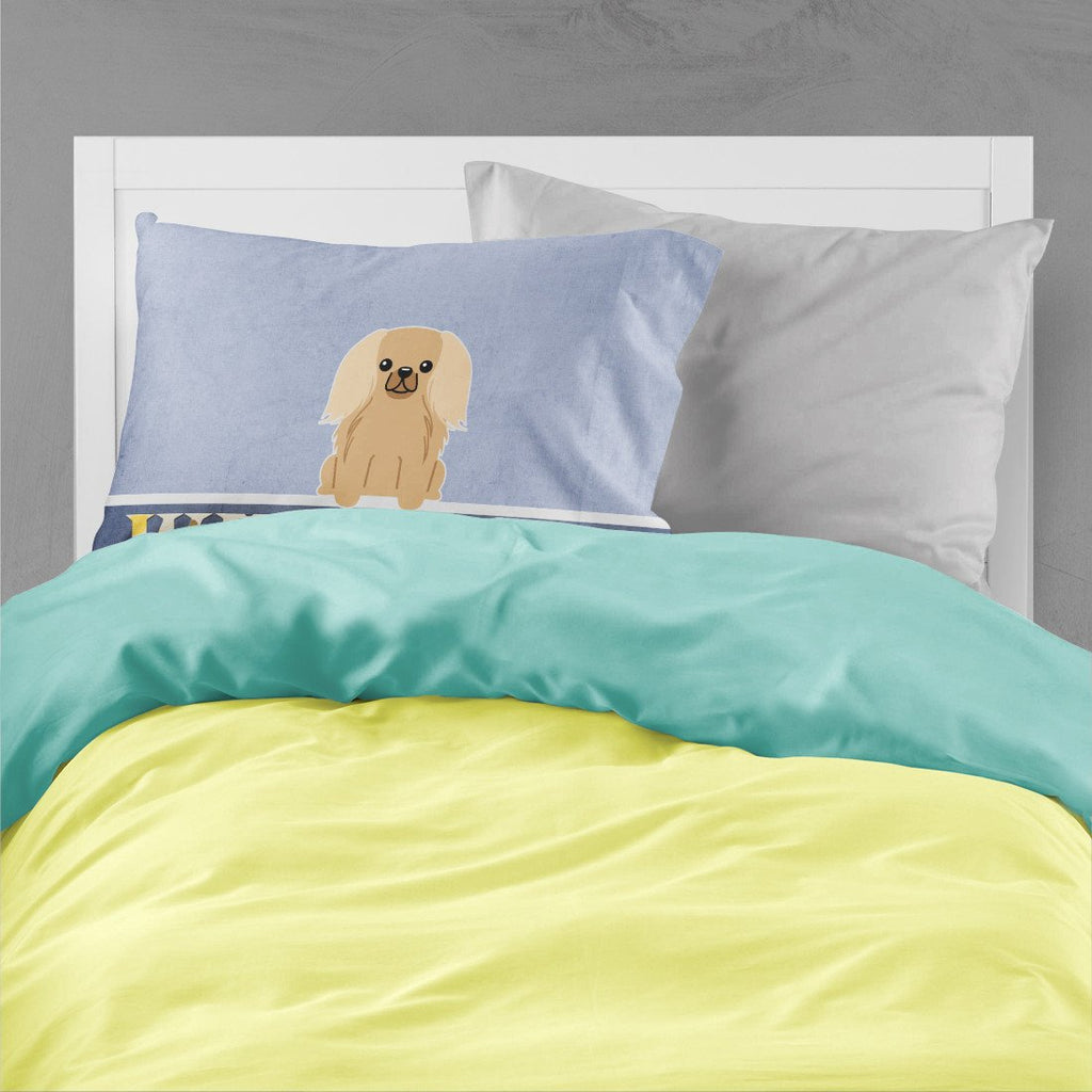 Pekingese Fawn Sable Welcome Standard Pillowcase Lightweight Super Soft Easy Care Decorative Artwork Pillowcase, Standard