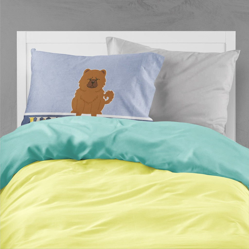 Chow Chow Red Welcome Standard Pillowcase Lightweight Super Soft Easy Care Decorative Artwork Pillowcase, Standard