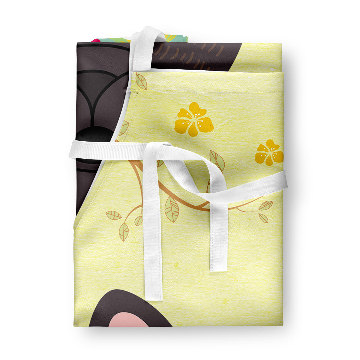 Easter Eggs French Bulldog Brindle Apron Cooking Kitchen Server Baking Crafts Gardening for Adult Women Men, Unisex, Large, Multicolor