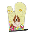 Easter Eggs Basset Hound Oven Mitt Heat Resistant Thick Oven Mitt for Hot Pans and Oven, Kitchen Mitt Protect Hands, Cooking Baking Glove