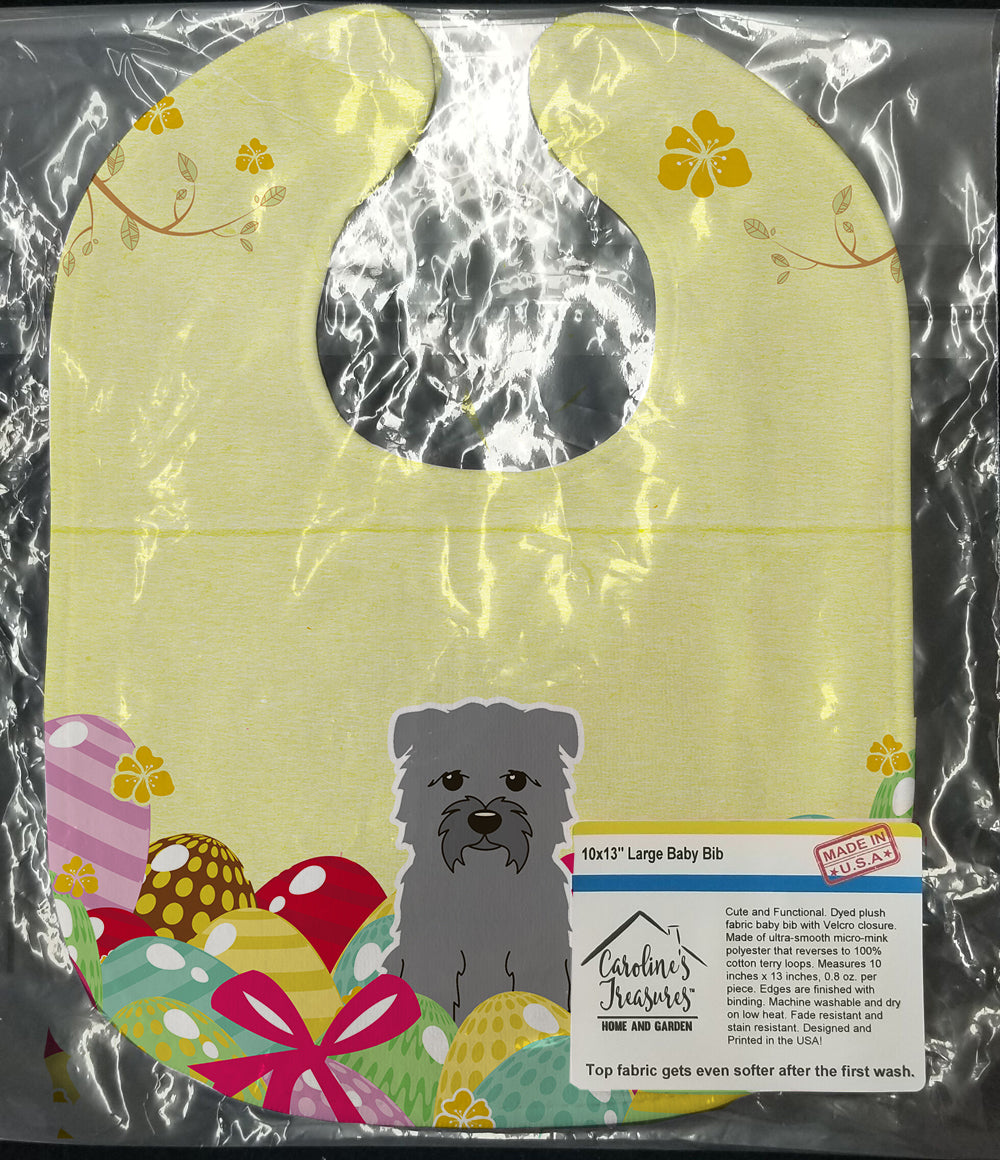 Easter Eggs Glen of Imal Grey Baby Bib Easy-Clean Baby Bib Baby Feeding Accessory Baby Mealtime Essential, 10 x 13, Multicolor