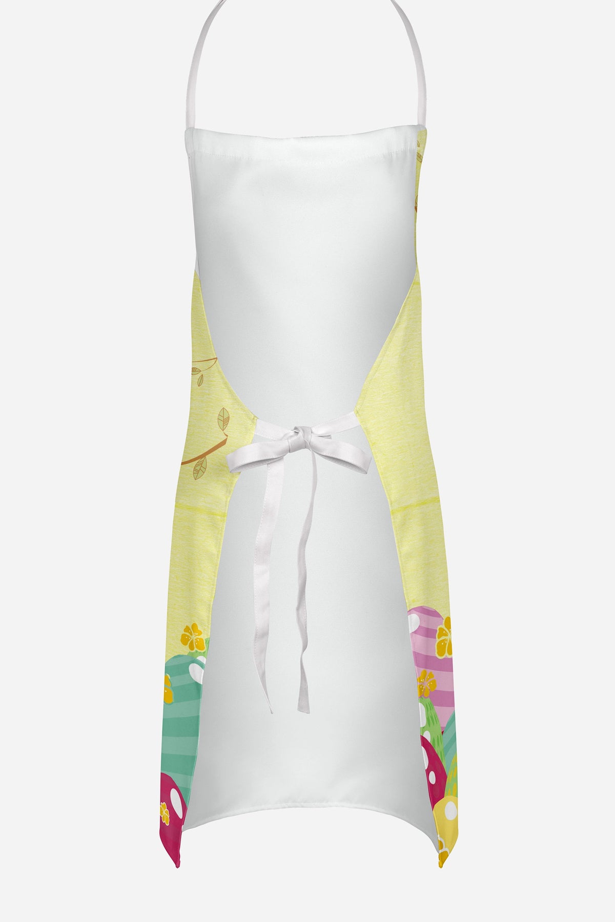 Easter Eggs Poodle White Apron Cooking Kitchen Server Baking Crafts Gardening for Adult Women Men, Unisex, Large, Multicolor