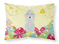 Easter Eggs Bedlington Terrier Blue Standard Pillowcase Lightweight Super Soft Easy Care Decorative Artwork Pillowcase, Standard