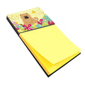 Easter Eggs Chow Chow Cream Watercolor Sticky Note Holder Refillable Dispenser Desk Accessory 3x3 Pad Gift