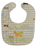 Cocker Spaniel Dog Gone Cute Baby Bib Easy-Clean Baby Bib Baby Feeding Accessory Baby Mealtime Essential, 10 x 13, Multicolor