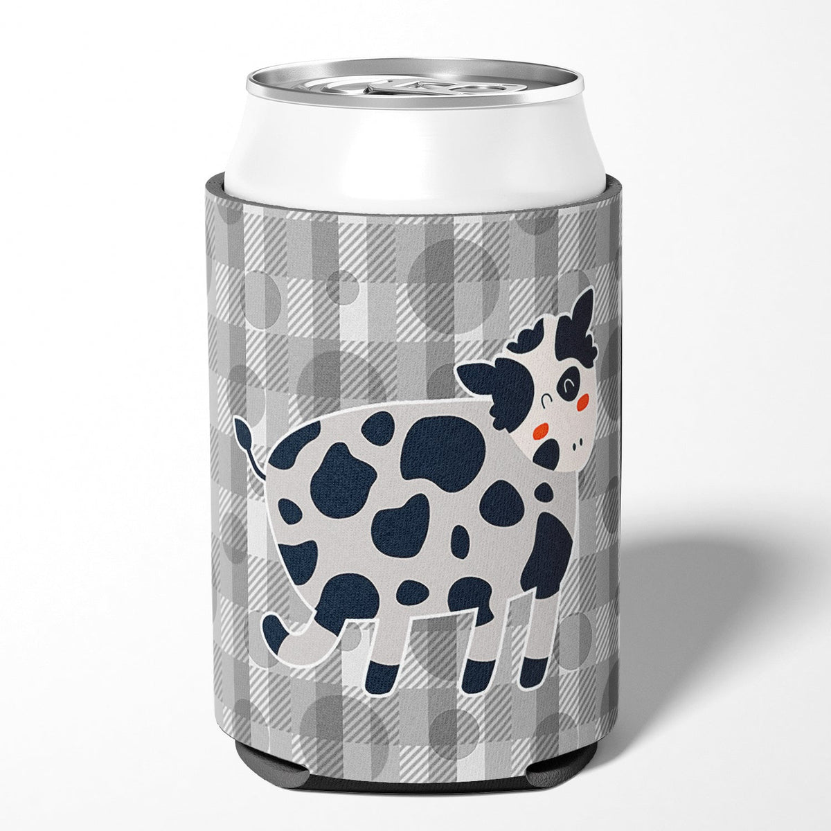 Cow Can or Bottle Hugger Cooler Sleeve for Standard 12 oz Cans, Insulated Foam Beer & Soda Can Hugger Reusable