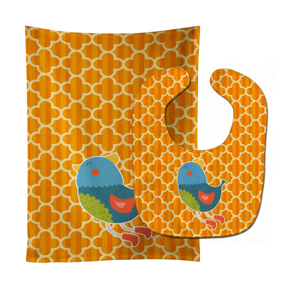 Bird Baby Bib & Burp Cloth Easy-Clean Baby Bib Baby Feeding Accessory Baby Mealtime Essential