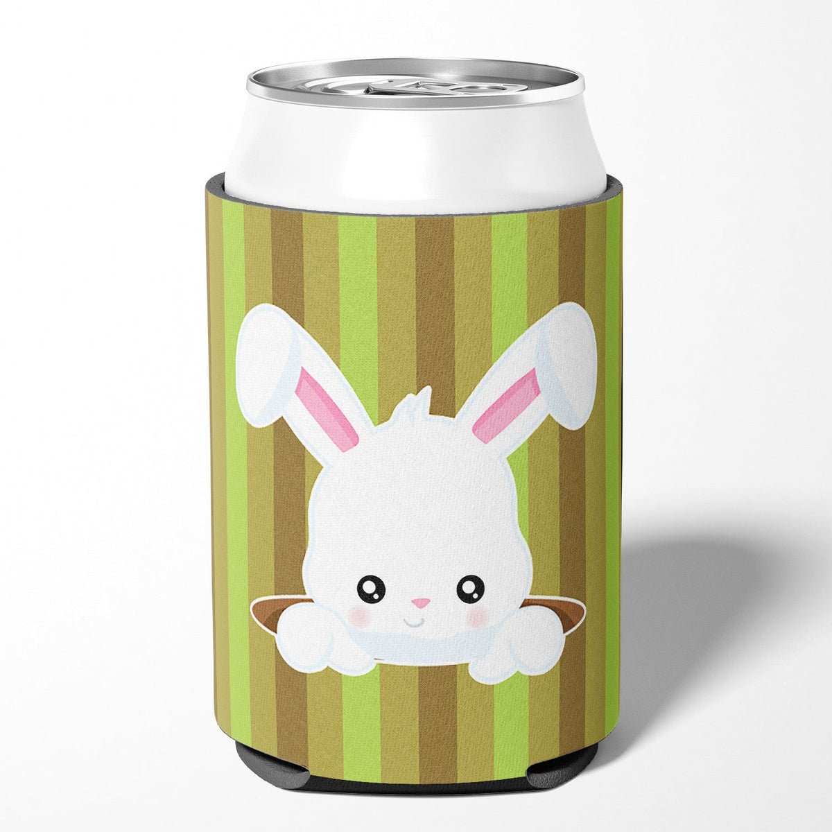 Easter Rabbit Hole Can or Bottle Hugger Cooler Sleeve for Standard 12 oz Cans, Insulated Foam Beer & Soda Can Hugger Reusable