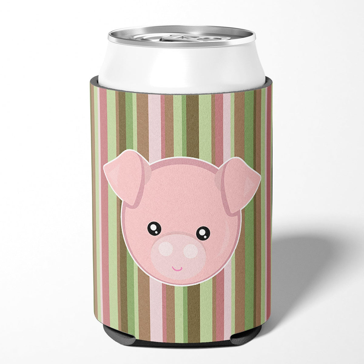 Pig Face Can or Bottle Hugger Cooler Sleeve for Standard 12 oz Cans, Insulated Foam Beer & Soda Can Hugger Reusable