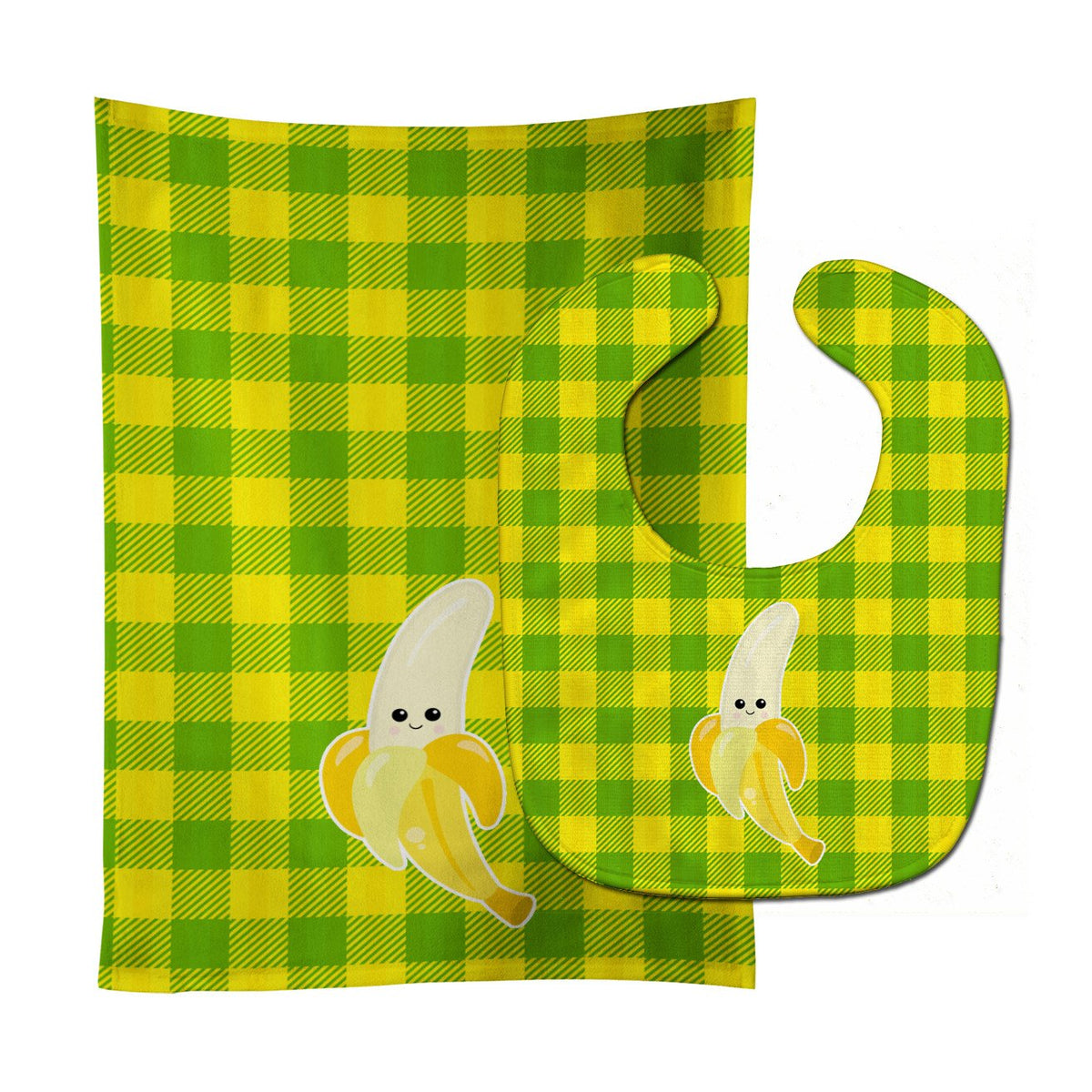 Banana Face Baby Bib & Burp Cloth Easy-Clean Baby Bib Baby Feeding Accessory Baby Mealtime Essential