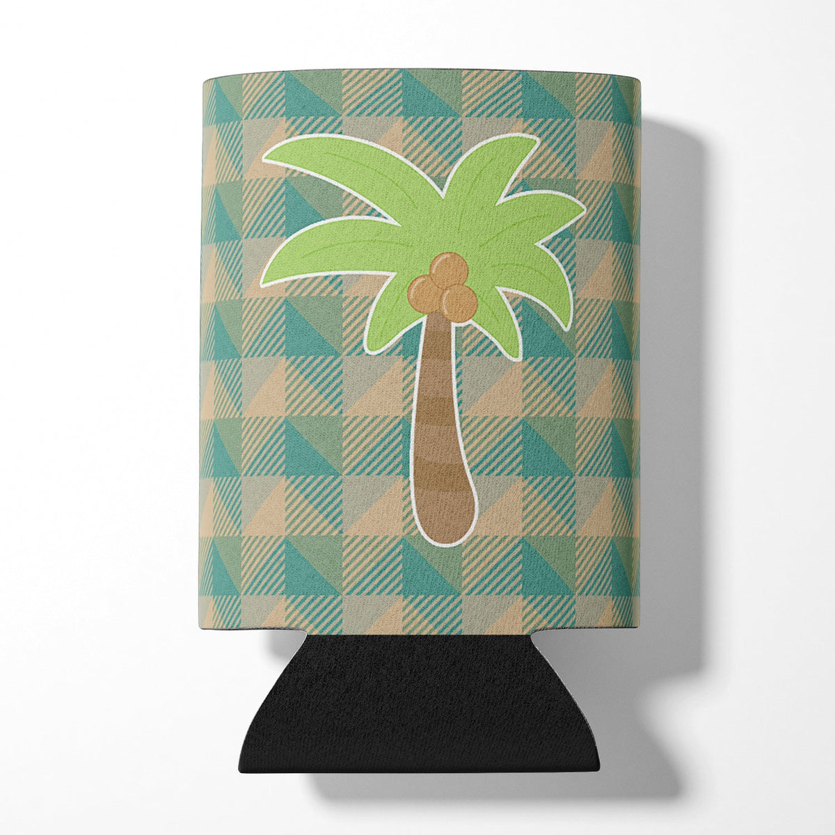 Palm Tree Can or Bottle Hugger Cooler Sleeve for Standard 12 oz Cans, Insulated Foam Beer & Soda Can Hugger Reusable