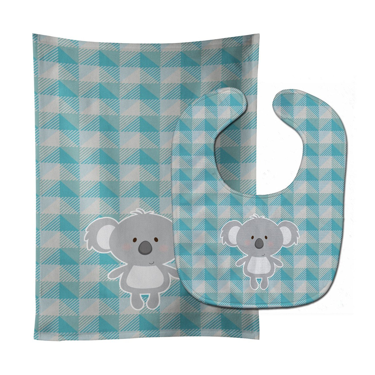 Koala Bear Baby Bib & Burp Cloth Easy-Clean Baby Bib Baby Feeding Accessory Baby Mealtime Essential