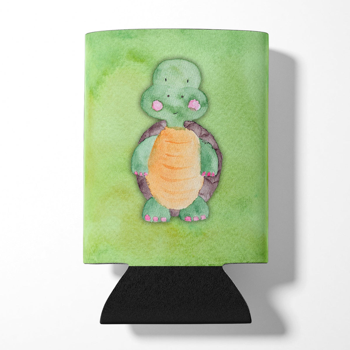 Turtle Watercolor Can or Bottle Hugger Cooler Sleeve for Standard 12 oz Cans, Insulated Foam Beer & Soda Can Hugger Reusable