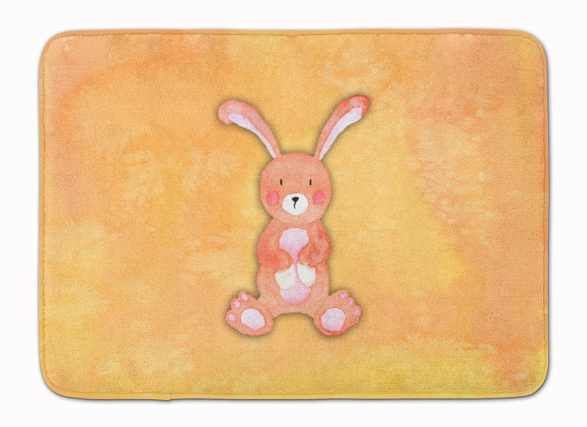Rabbit Watercolor Memory Foam Kitchen Mat Machine Washable Anti-Fatigue Cushion Comfort Bath or Kitchen Rug