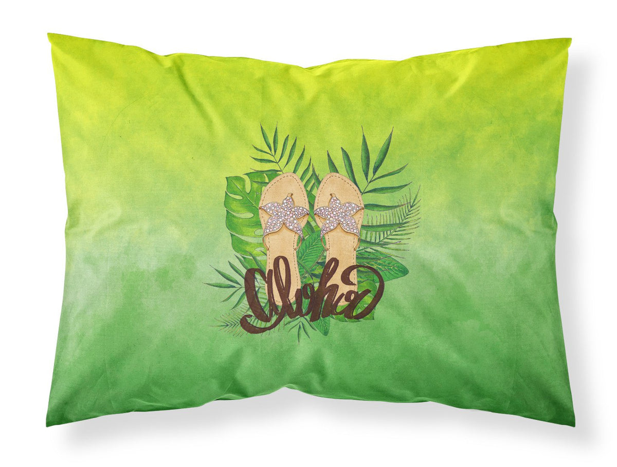 Aloha Flip Flops Standard Pillowcase Lightweight Super Soft Easy Care Decorative Artwork Pillowcase, Standard