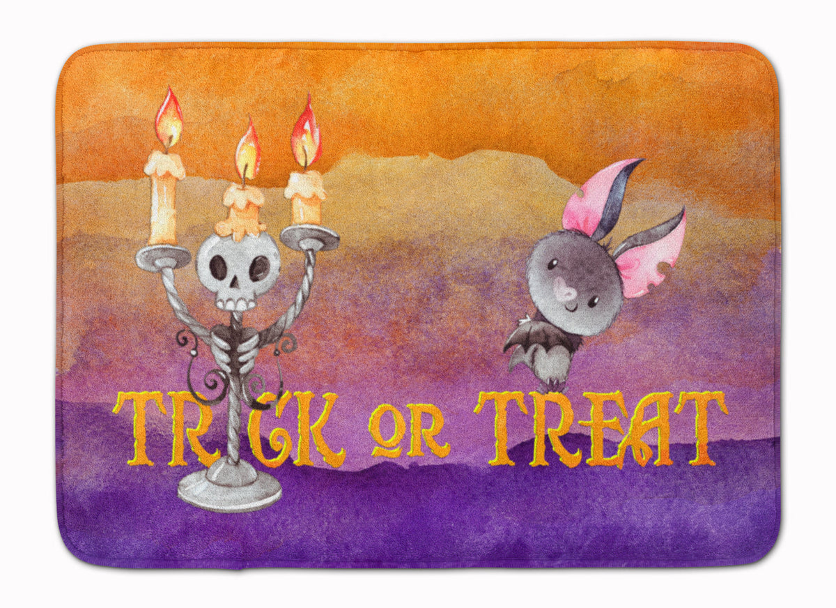 Halloween Trick or Treat Memory Foam Kitchen Mat Machine Washable Anti-Fatigue Cushion Comfort Bath or Kitchen Rug