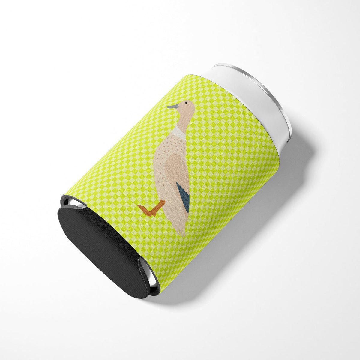 West Harlequin Duck Green Can or Bottle Hugger Cooler Sleeve for Standard 12 oz Cans, Insulated Foam Beer & Soda Can Hugger Reusable
