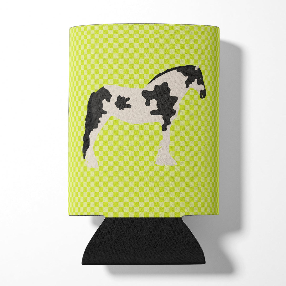 Cyldesdale Horse Green Can or Bottle Hugger Cooler Sleeve for Standard 12 oz Cans, Insulated Foam Beer & Soda Can Hugger Reusable