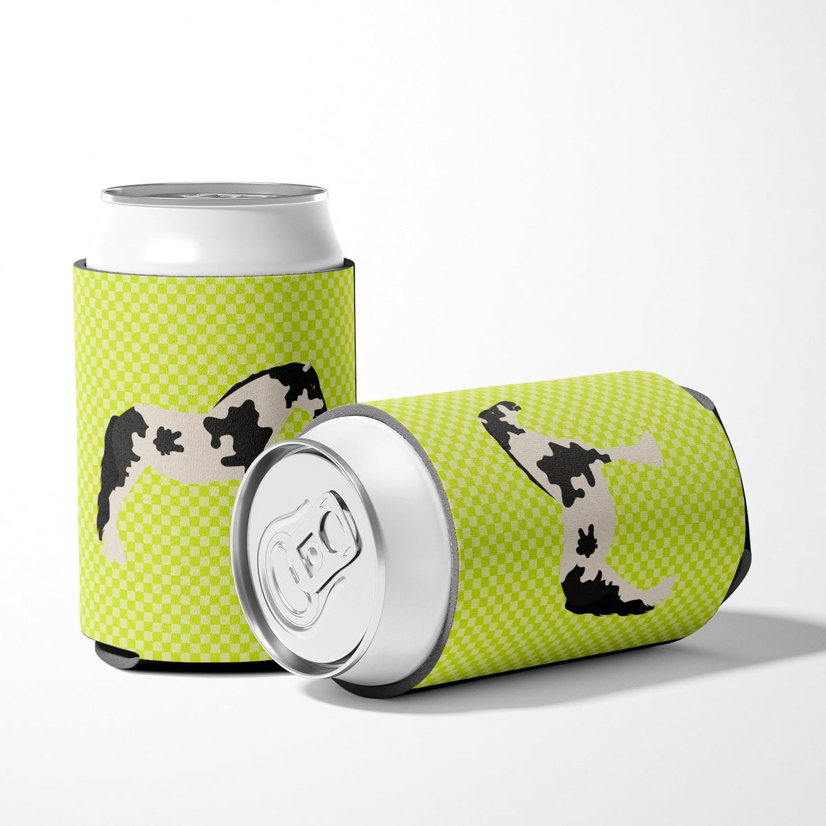 Cyldesdale Horse Green Can or Bottle Hugger Cooler Sleeve for Standard 12 oz Cans, Insulated Foam Beer & Soda Can Hugger Reusable