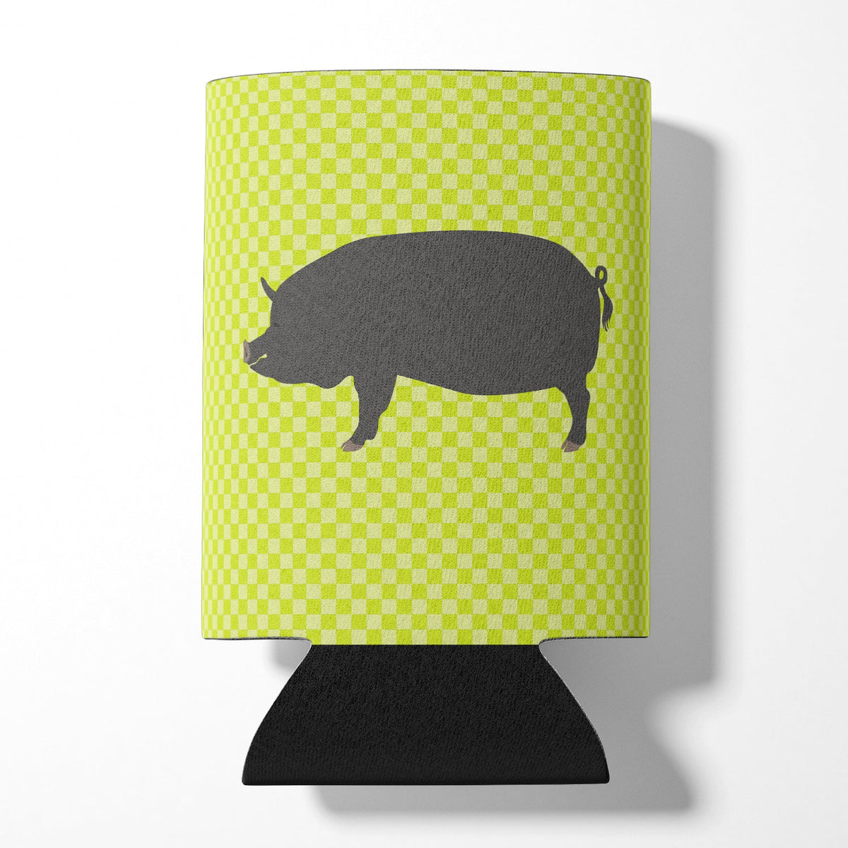 Berkshire Pig Green Can or Bottle Hugger Cooler Sleeve for Standard 12 oz Cans, Insulated Foam Beer & Soda Can Hugger Reusable