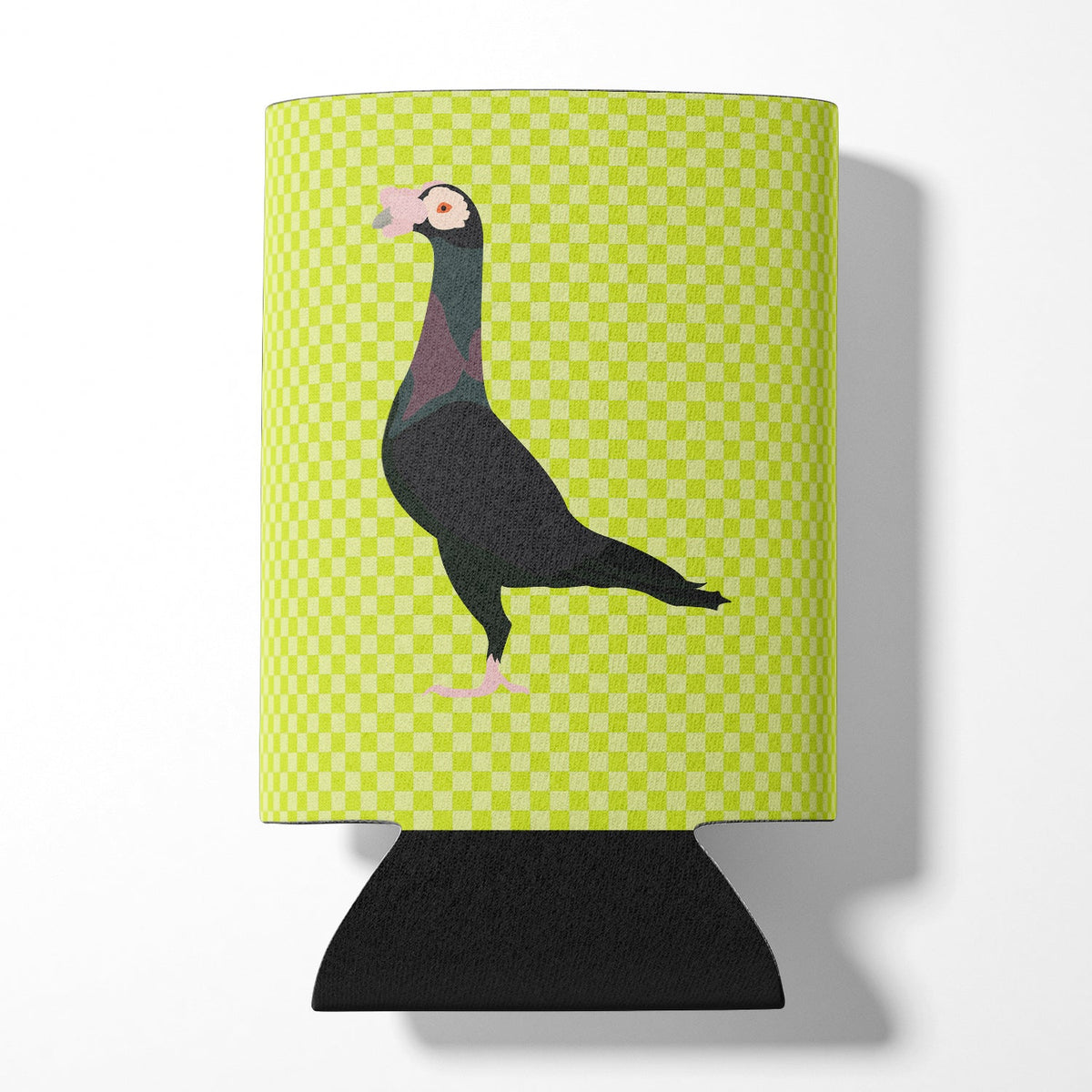 English Carrier Pigeon Green Can or Bottle Hugger Cooler Sleeve for Standard 12 oz Cans, Insulated Foam Beer & Soda Can Hugger Reusable