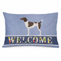 German Shorthaired Pointer Welcome Standard Pillowcase Lightweight Super Soft Easy Care Decorative Artwork Pillowcase, Standard