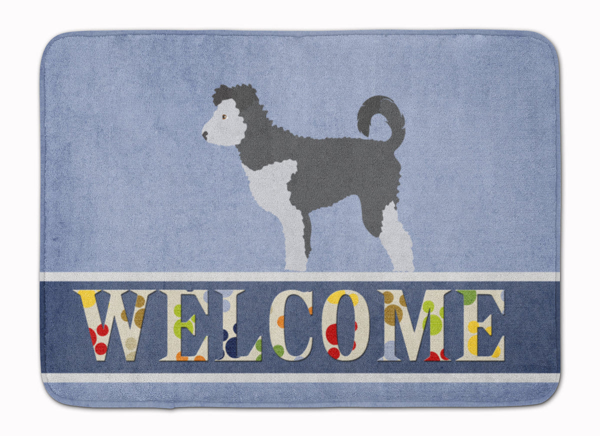 Pumi Welcome Memory Foam Kitchen Mat Machine Washable Anti-Fatigue Cushion Comfort Bath or Kitchen Rug