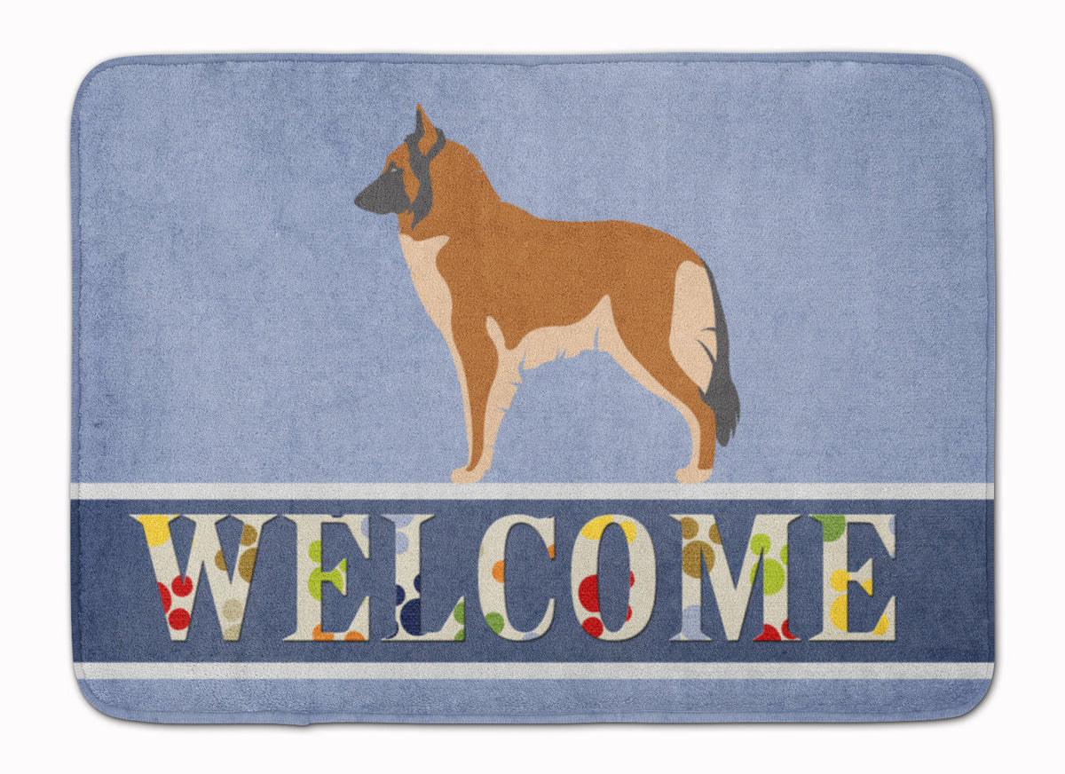 Belgian Tervuren Welcome Memory Foam Kitchen Mat Machine Washable Anti-Fatigue Cushion Comfort Bath or Kitchen Rug