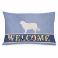 Kuvasz Welcome Standard Pillowcase Lightweight Super Soft Easy Care Decorative Artwork Pillowcase, Standard