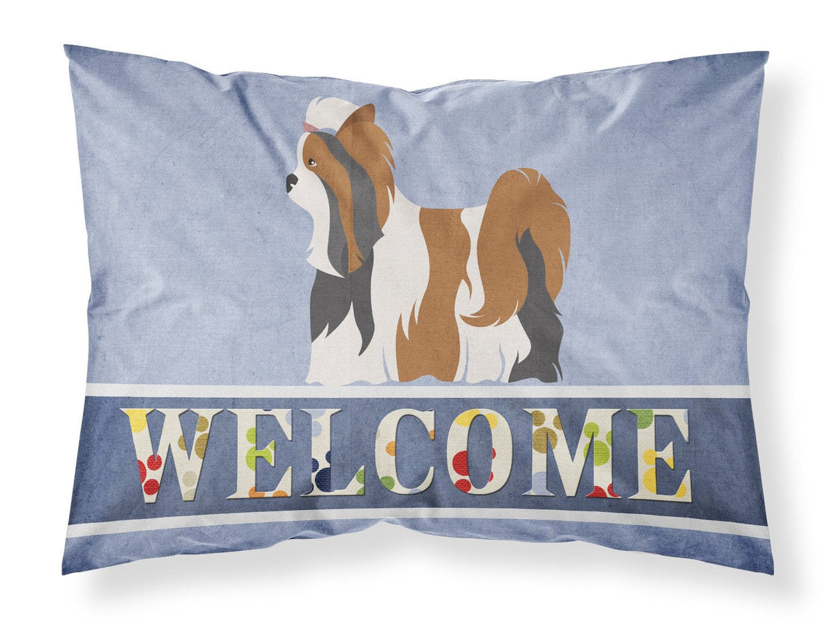 Biewer Terrier Welcome Standard Pillowcase Lightweight Super Soft Easy Care Decorative Artwork Pillowcase, Standard
