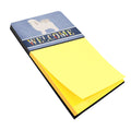 Bolognese Welcome Watercolor Sticky Note Holder Refillable Dispenser Desk Accessory 3x3 Pad Gift