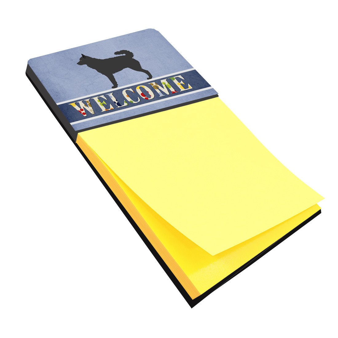 Mudi Welcome Watercolor Sticky Note Holder Refillable Dispenser Desk Accessory 3x3 Pad Gift