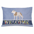 American Bulldog Welcome Standard Pillowcase Lightweight Super Soft Easy Care Decorative Artwork Pillowcase, Standard