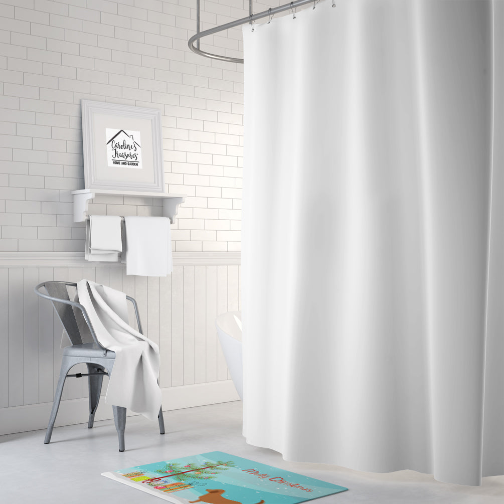 Alpine Dachsbrake Christmas Memory Foam Kitchen Mat Machine Washable Anti-Fatigue Cushion Comfort Bath or Kitchen Rug