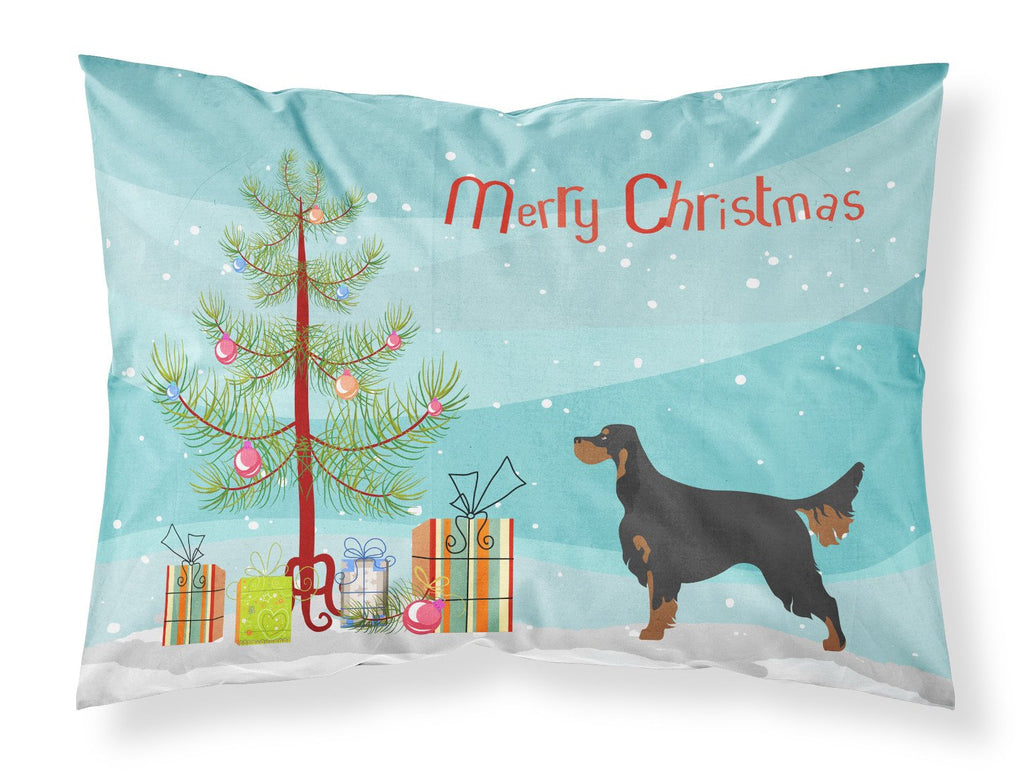 Gordon Setter Christmas Standard Pillowcase Lightweight Super Soft Easy Care Decorative Artwork Pillowcase, Standard