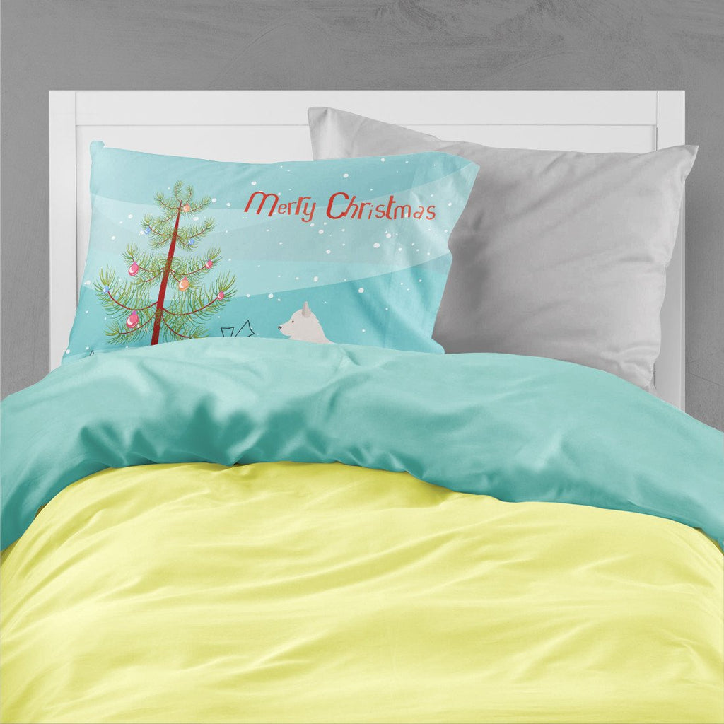 Berger Blanc Suisse Christmas Standard Pillowcase Lightweight Super Soft Easy Care Decorative Artwork Pillowcase, Standard