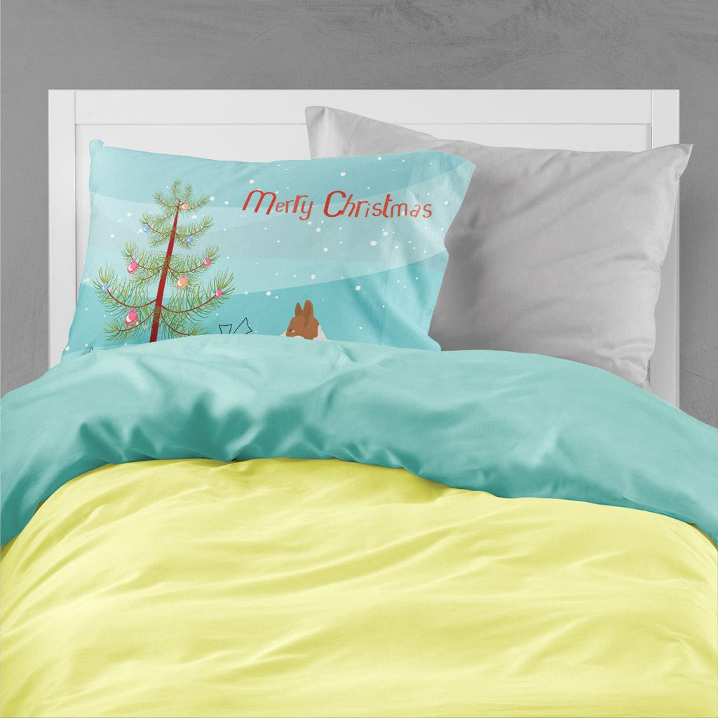 Pembroke Welsh Corgi Christmas Standard Pillowcase Lightweight Super Soft Easy Care Decorative Artwork Pillowcase, Standard
