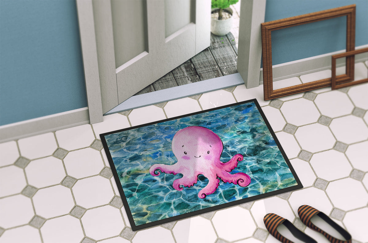 Octopus Doormat Indoor Outdoor 24H X 36W Front Door Mat Rugs for Entryway, Non Slip Washable Low Pile,