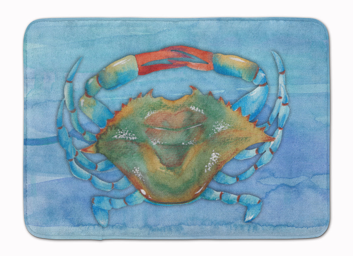 Blue Crab Memory Foam Kitchen Mat Machine Washable Anti-Fatigue Cushion Comfort Bath or Kitchen Rug