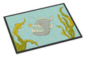 Frog Fish Doormat Indoor Outdoor 24H X 36W Front Door Mat Rugs for Entryway, Non Slip Washable Low Pile,