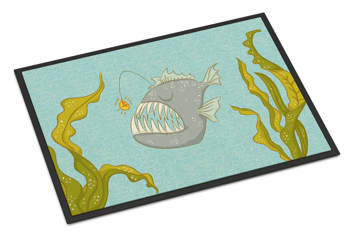 Frog Fish Doormat Indoor Outdoor 18H X 27W Front Door Mat Rugs for Entryway, Non Slip Washable